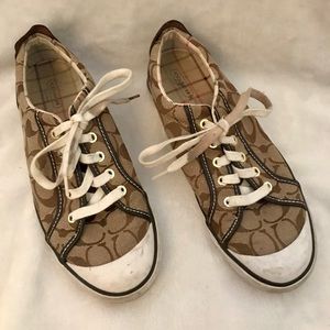 Classic coach print sneakers